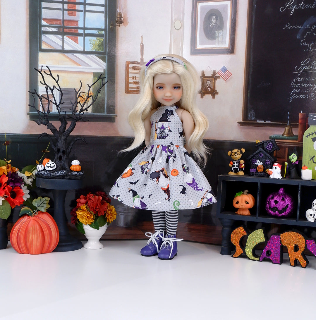 Witchy Gnomes - dress with boots for Ruby Red Fashion Friends doll