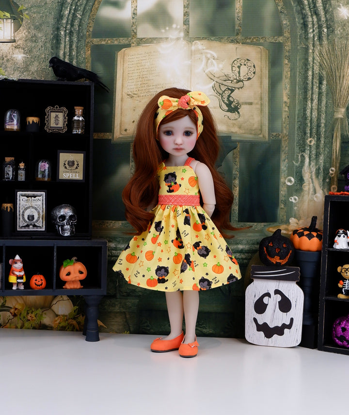 Witchy Kitty - dress with shoes for Ruby Red Fashion Friends doll