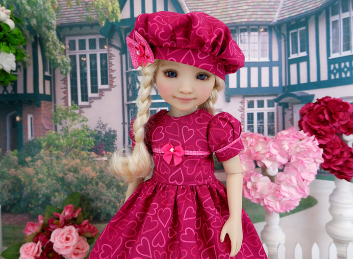 With Love - dress and shoes for Ruby Red Fashion Friends doll