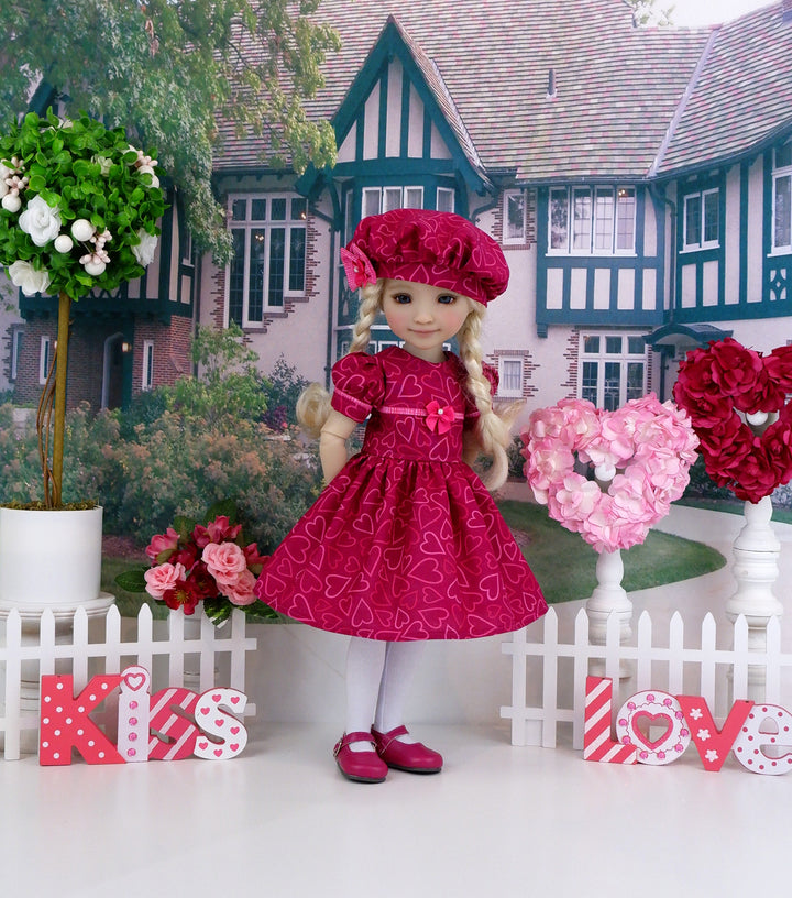 With Love - dress and shoes for Ruby Red Fashion Friends doll