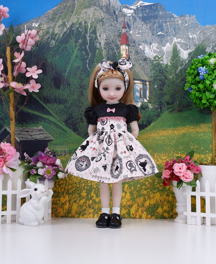 Wonderland Medley - dress and shoes for Ruby Red Fashion Friends doll