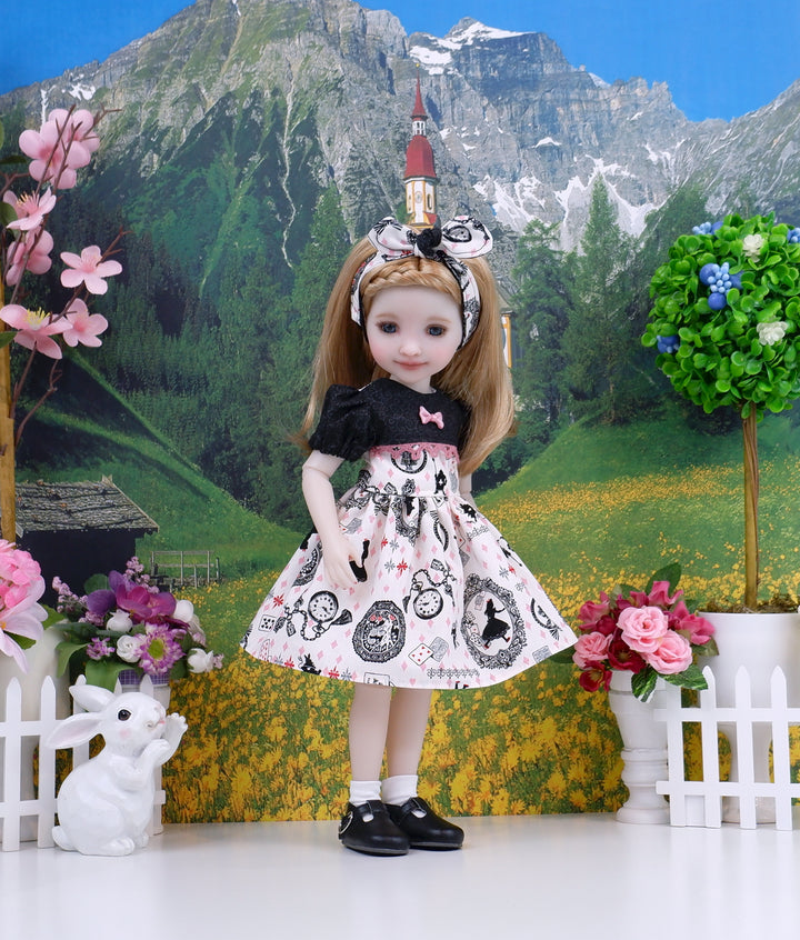 Wonderland Medley - dress and shoes for Ruby Red Fashion Friends doll