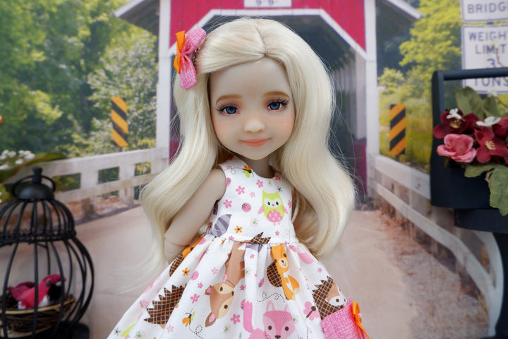 Woodland Critters - dress with boots for Ruby Red Fashion Friends doll