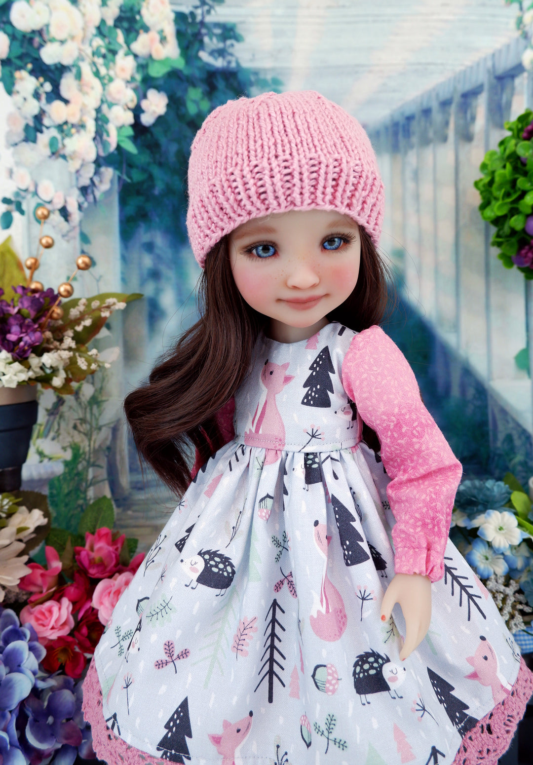 Woodland Fox - dress ensemble with boots for Ruby Red Fashion Friends doll