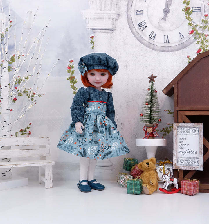 Woodland Holly - dress with shoes for Ruby Red Fashion Friends doll