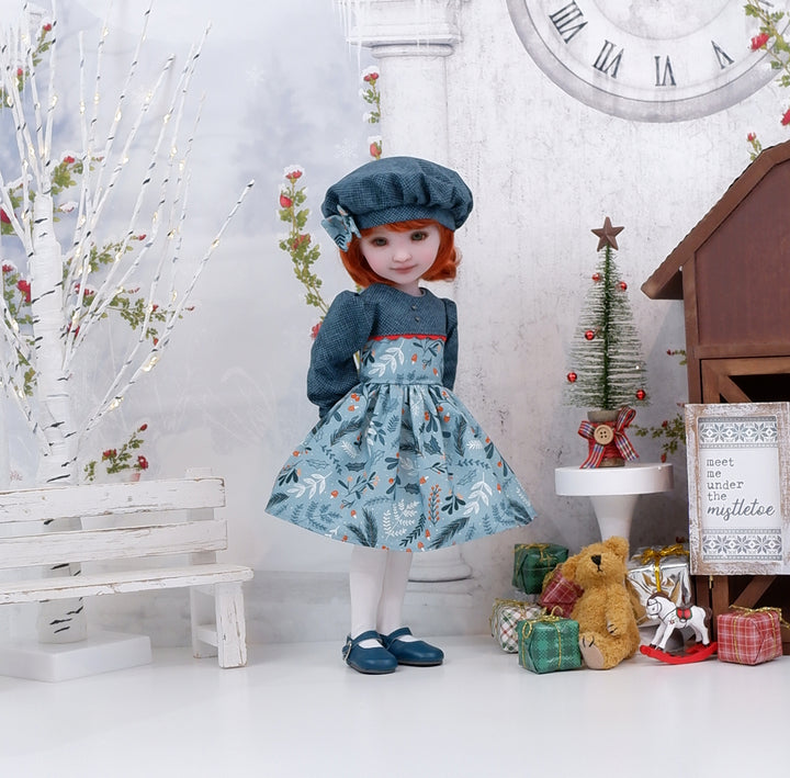 Woodland Holly - dress with shoes for Ruby Red Fashion Friends doll
