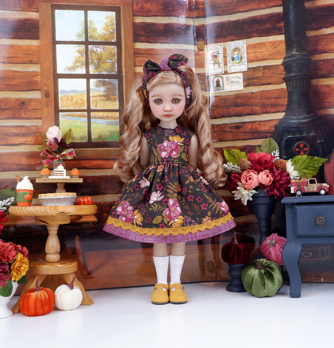 Woodland Rose - dress with shoes for Ruby Red Fashion Friends doll