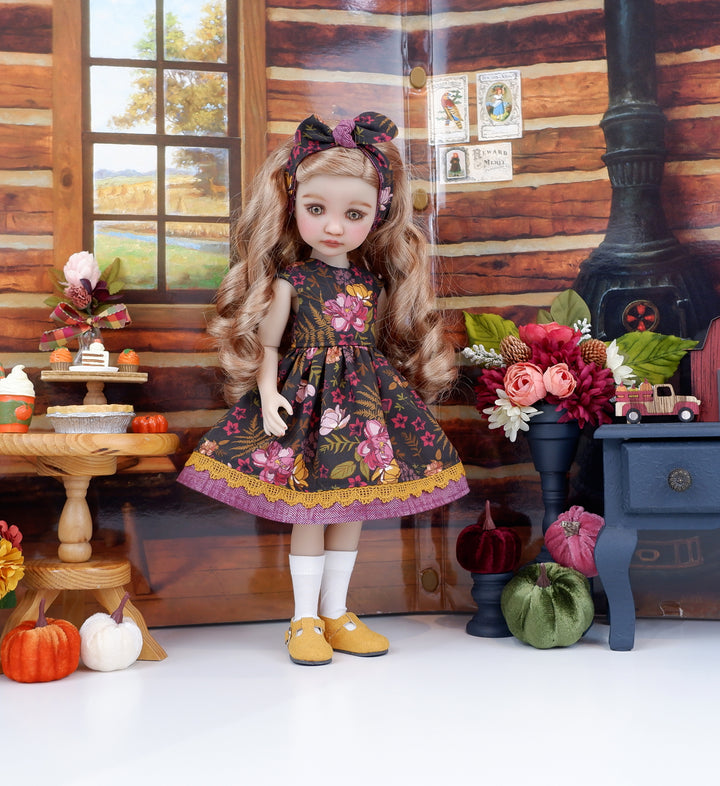 Woodland Rose - dress with shoes for Ruby Red Fashion Friends doll