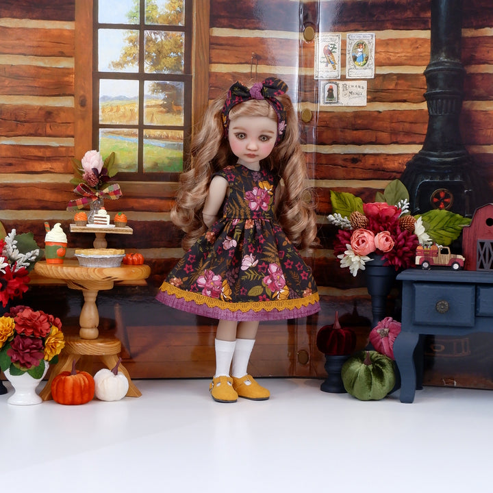 Woodland Rose - dress with shoes for Ruby Red Fashion Friends doll