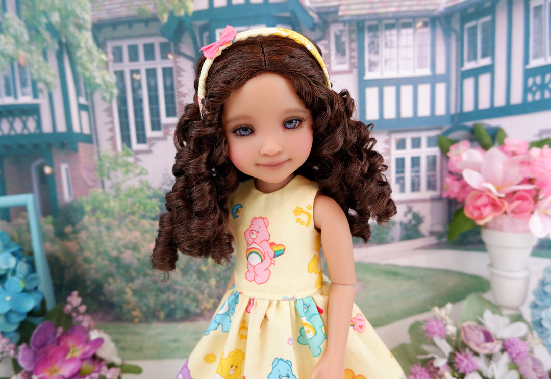 Yellow Care Bear Too - dress and shoes for Ruby Red Fashion Friends doll