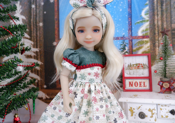 Yuletide Tune - dress and shoes for Ruby Red Fashion Friends doll