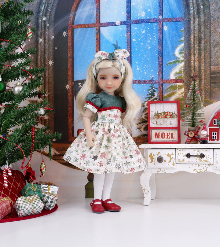 Yuletide Tune - dress and shoes for Ruby Red Fashion Friends doll