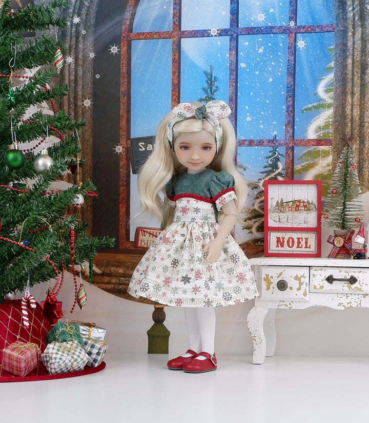 Yuletide Tune - dress and shoes for Ruby Red Fashion Friends doll