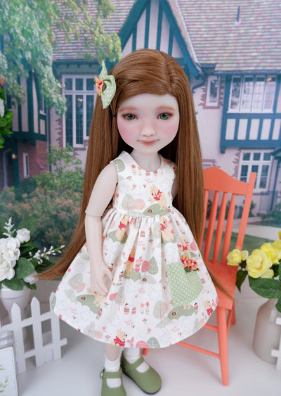 100 Acre Wood - dress with shoes for Ruby Red Fashion Friends doll