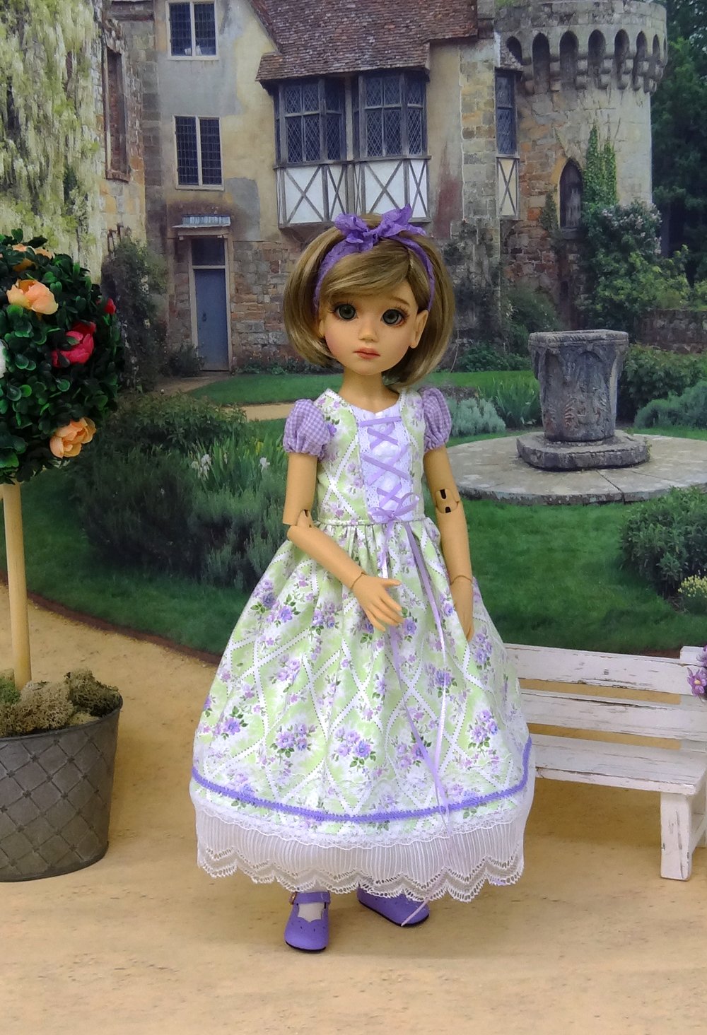 Alpine Spring - dress for 45cm BJD