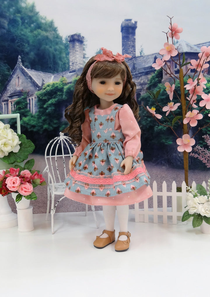 Academy Rose - dress & apron for Ruby Red Fashion Friends doll