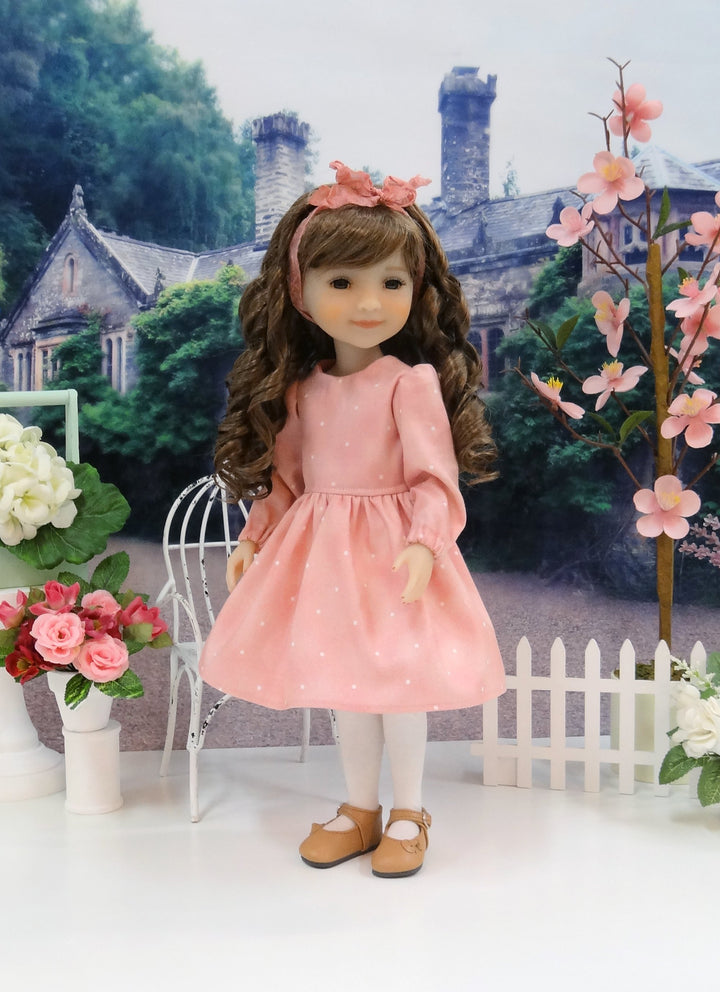 Academy Rose - dress & apron for Ruby Red Fashion Friends doll