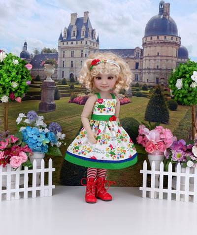 Alice's Garden - dress with boots for Ruby Red Fashion Friends doll