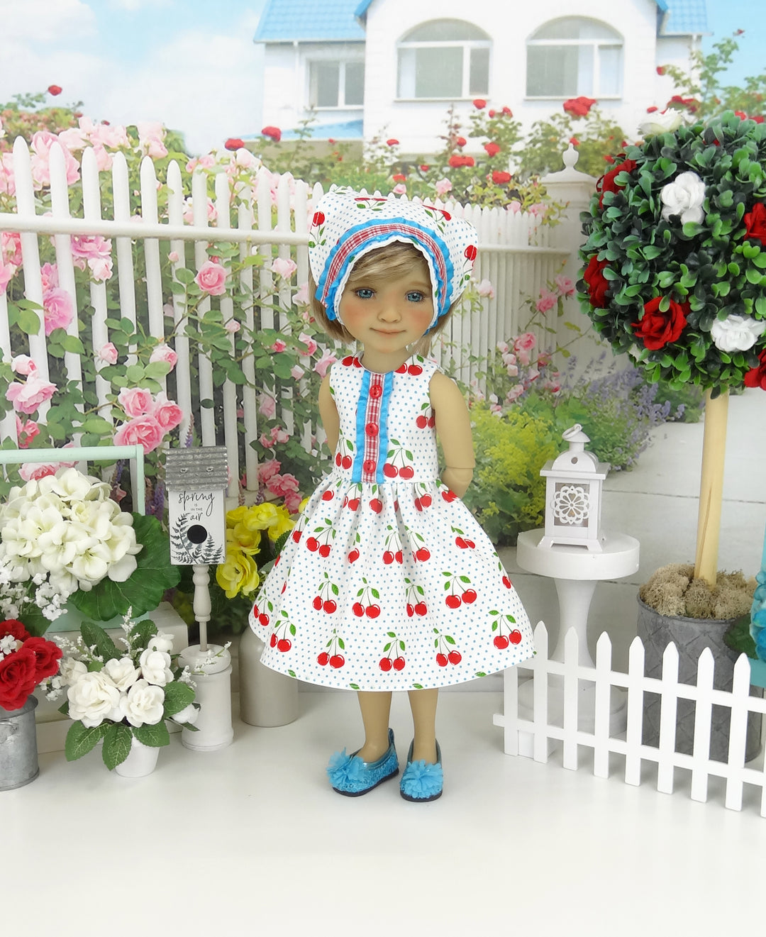American Cherry - dress with shoes for Ruby Red Fashion Friends doll