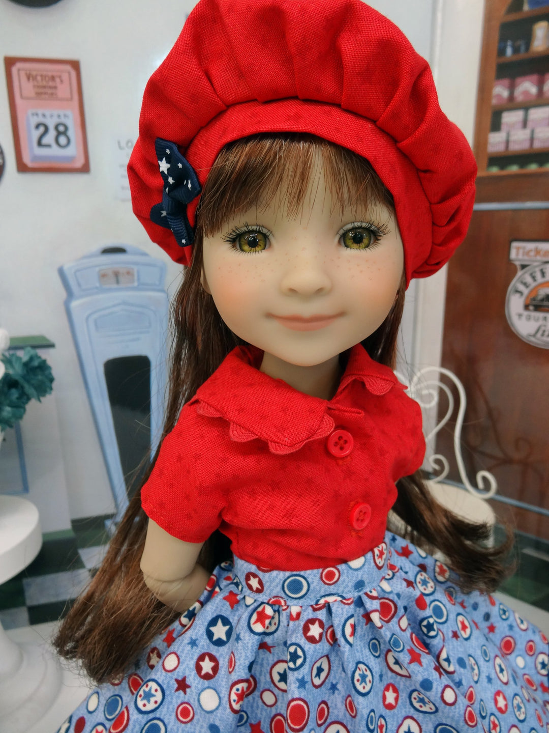American Cutie - blouse & skirt for Ruby Red Fashion Friends doll