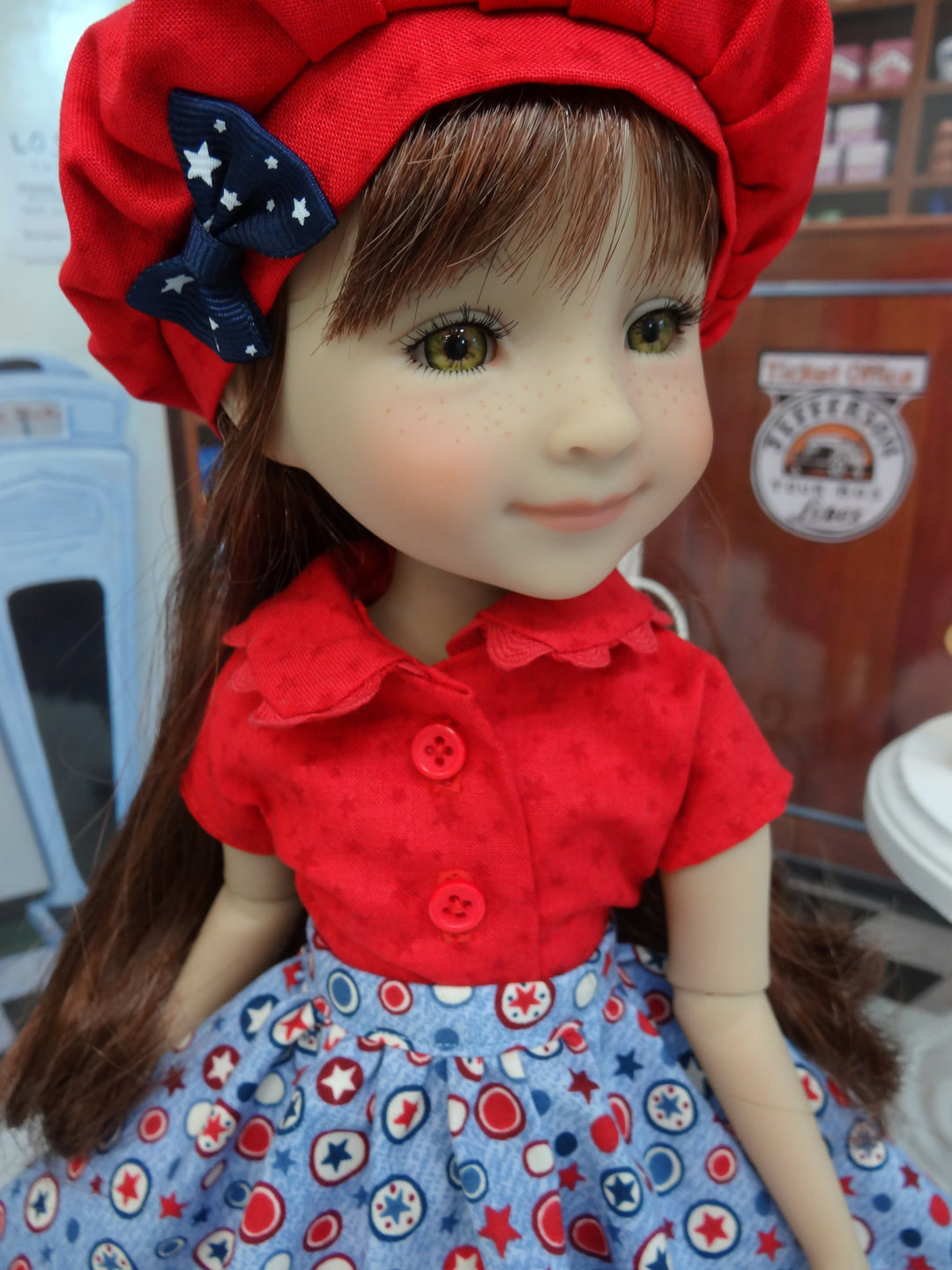 American Cutie - blouse & skirt for Ruby Red Fashion Friends doll