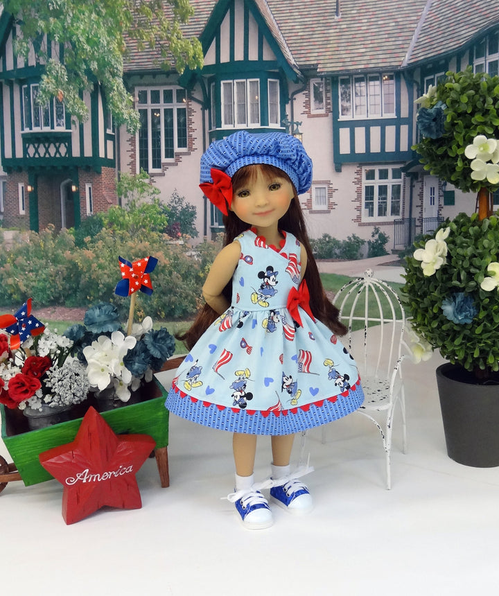 American Minnie - dress for Ruby Red Fashion Friends doll