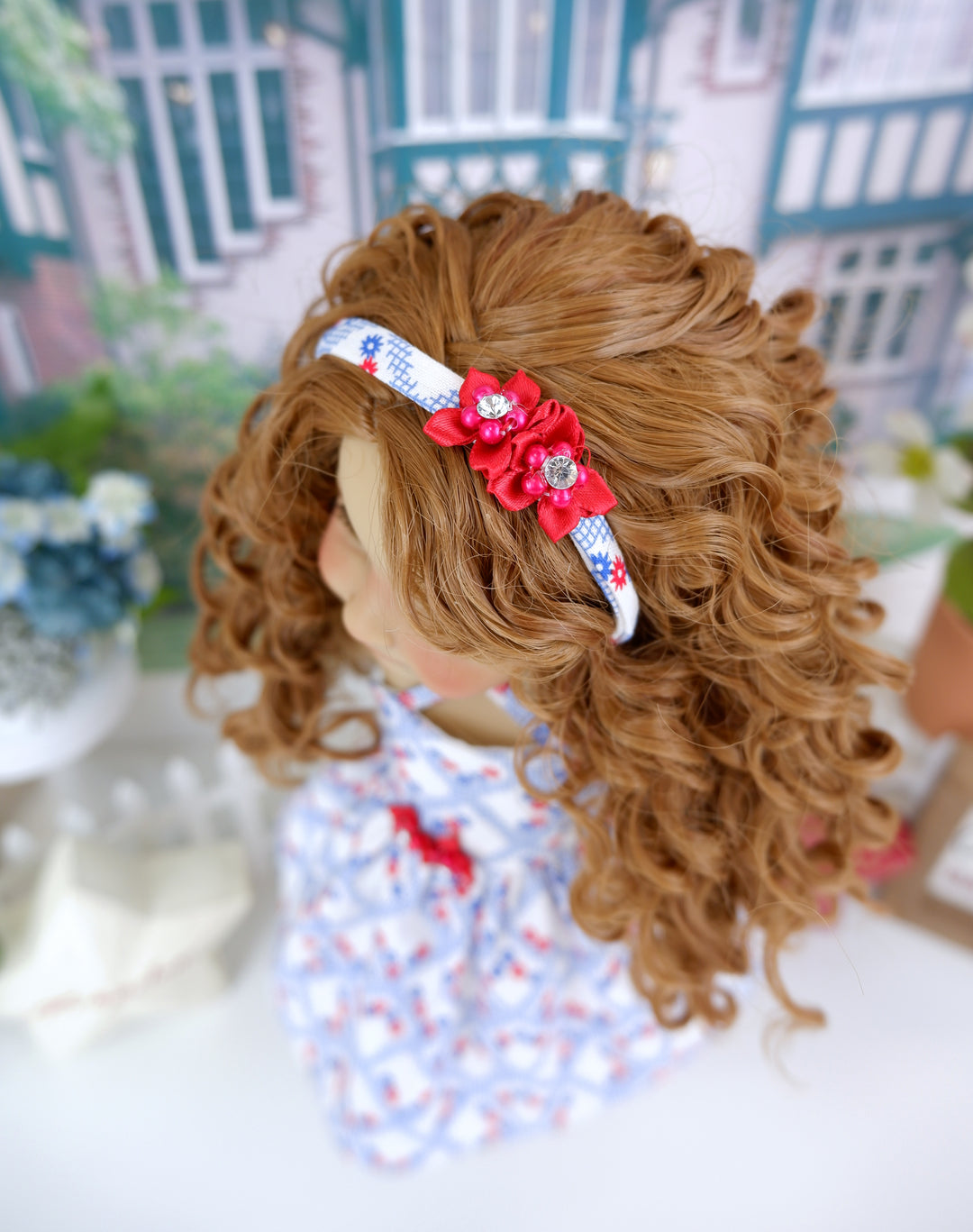 American Posy - dress with shoes for Ruby Red Fashion Friends doll