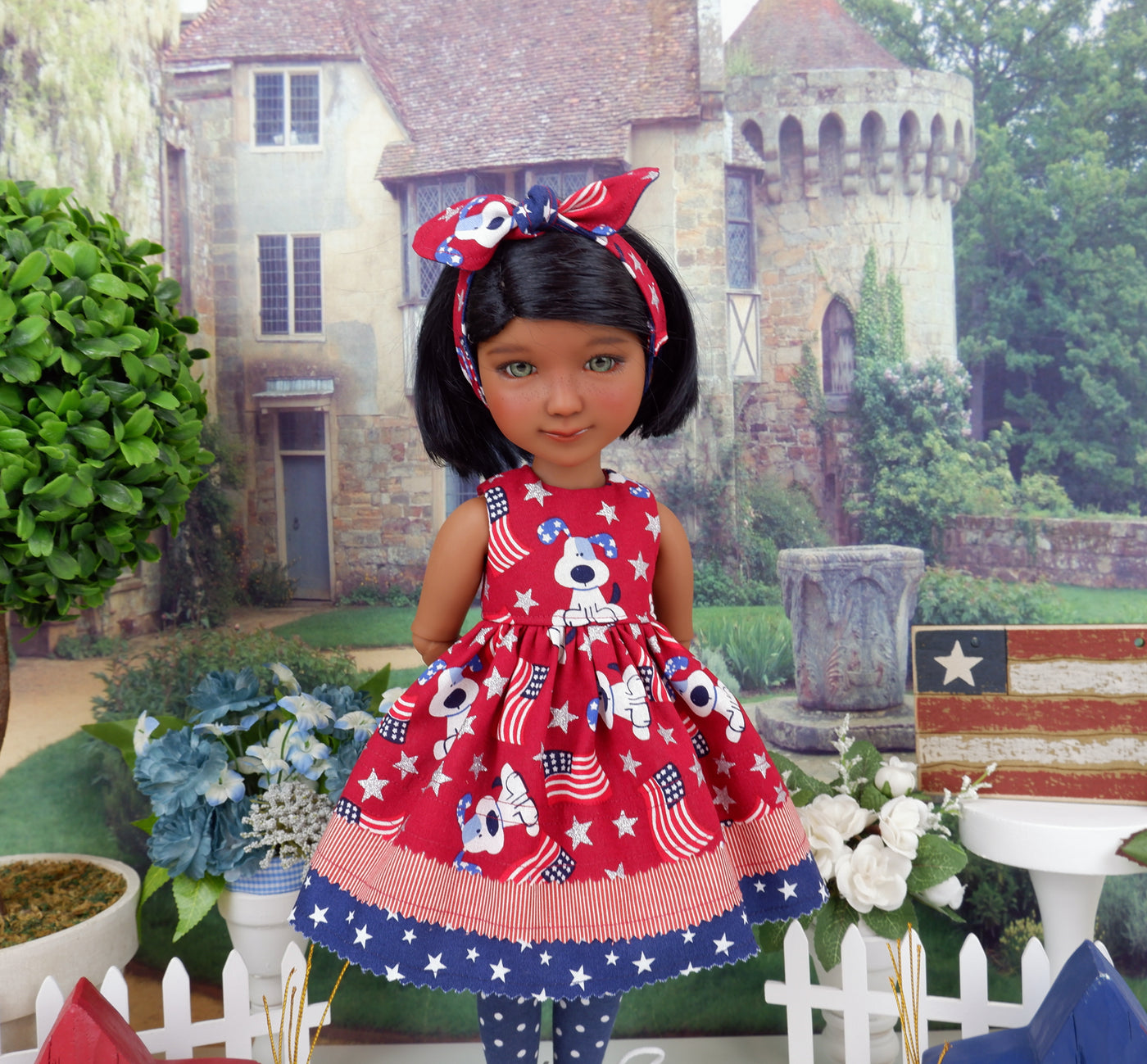 American Pup - dress with boots for Ruby Red Fashion Friends doll