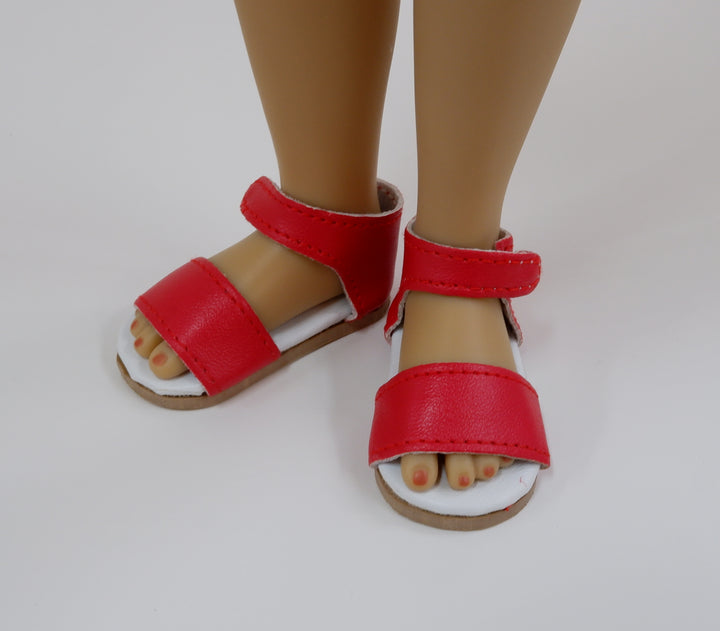 Snap Sandals - Apple Red