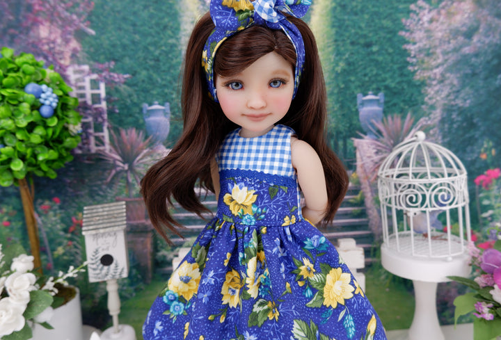 April Garden - dress and sandals for Ruby Red Fashion Friends doll