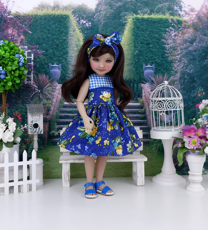 April Garden - dress and sandals for Ruby Red Fashion Friends doll
