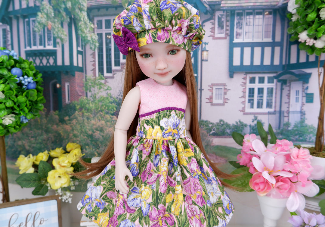 April Iris - dress with shoes for Ruby Red Fashion Friends doll