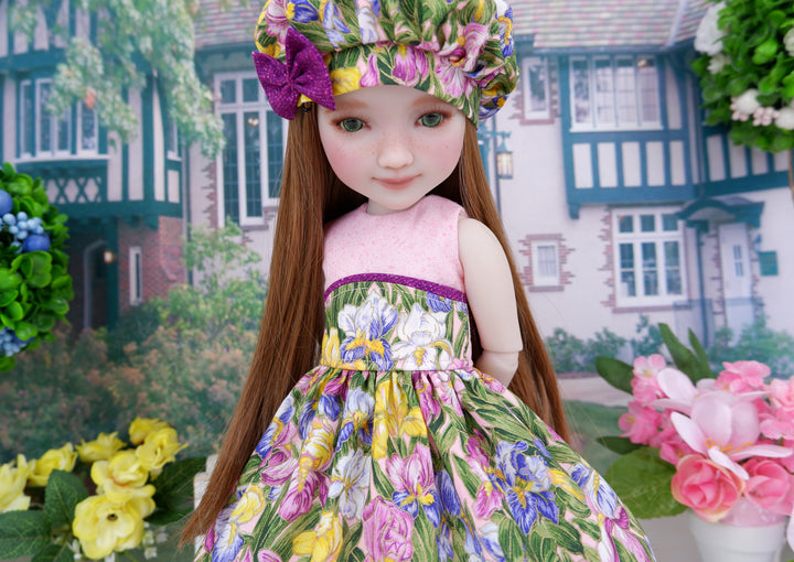 April Iris - dress with shoes for Ruby Red Fashion Friends doll