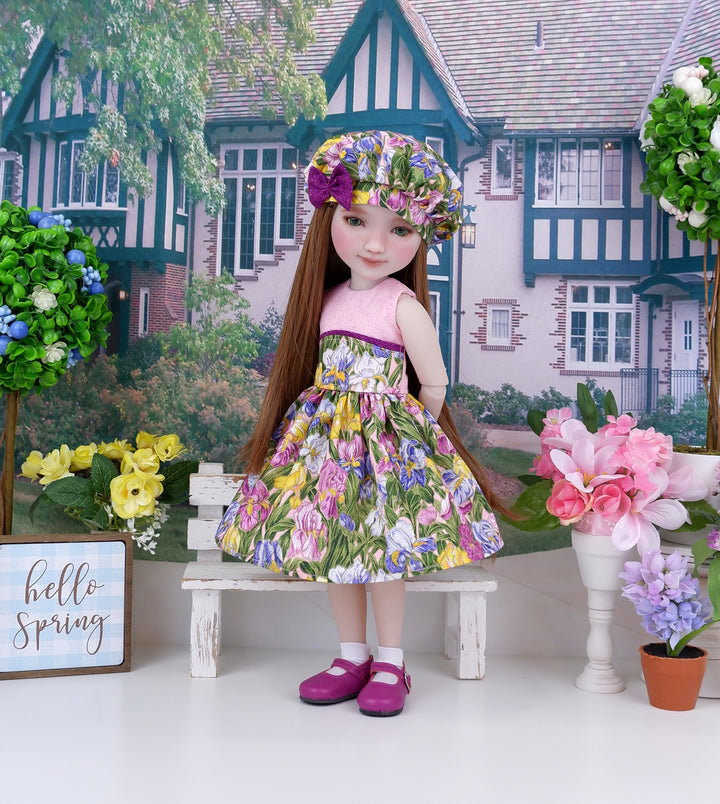 April Iris - dress with shoes for Ruby Red Fashion Friends doll