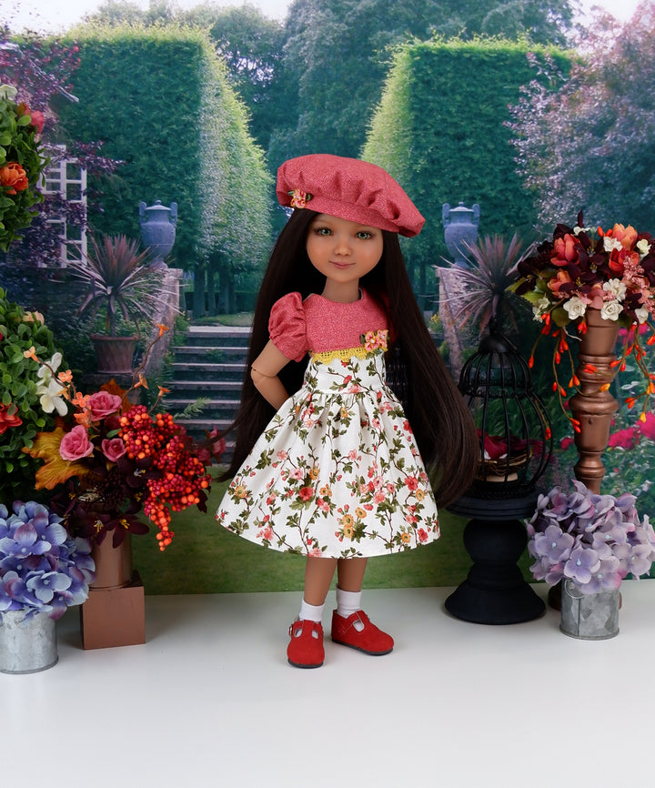 Autumn Brambles - dress ensemble with shoes for Ruby Red Fashion Friends doll