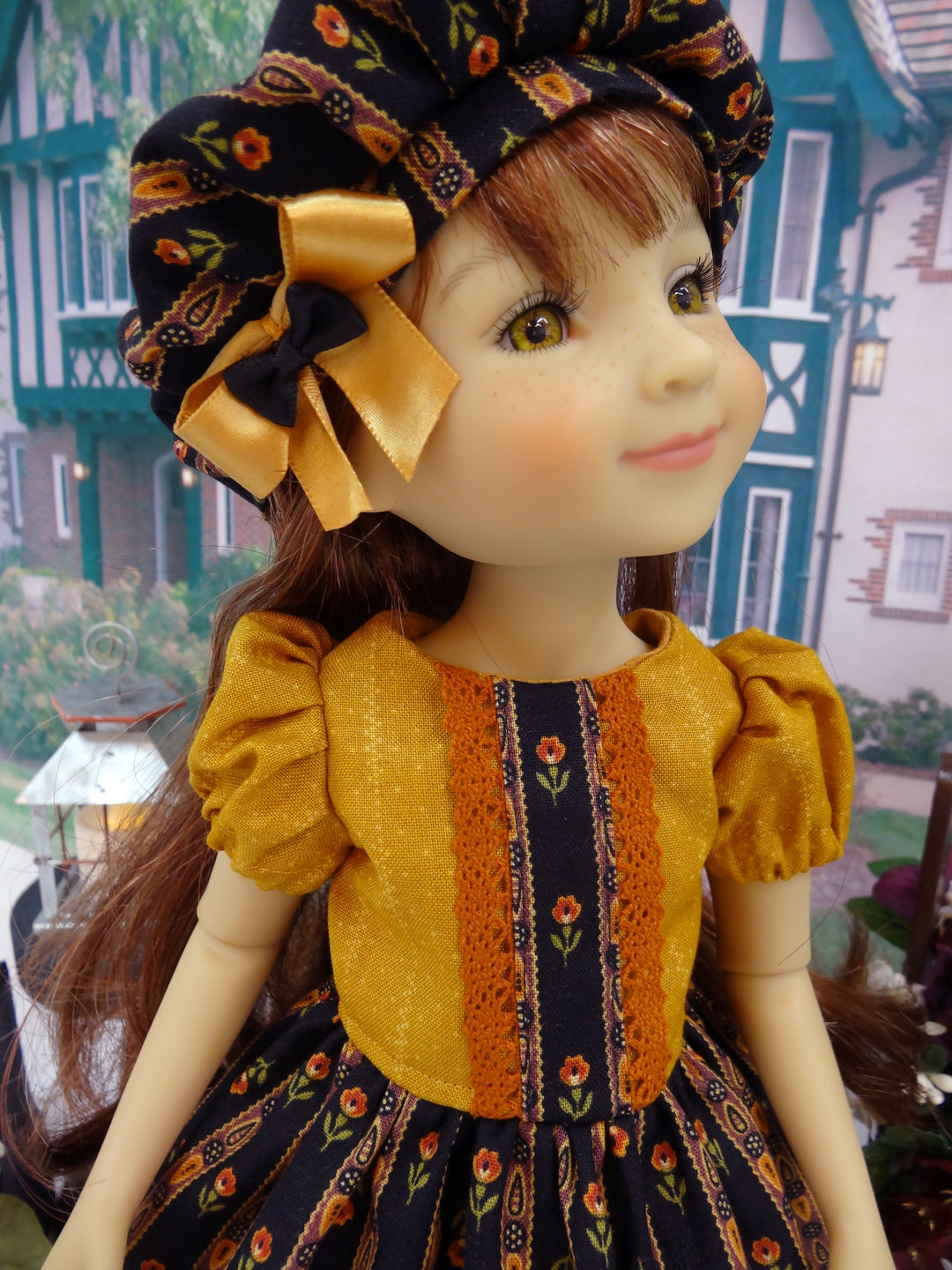 Autumn Floral - dress for Ruby Red Fashion Friends doll