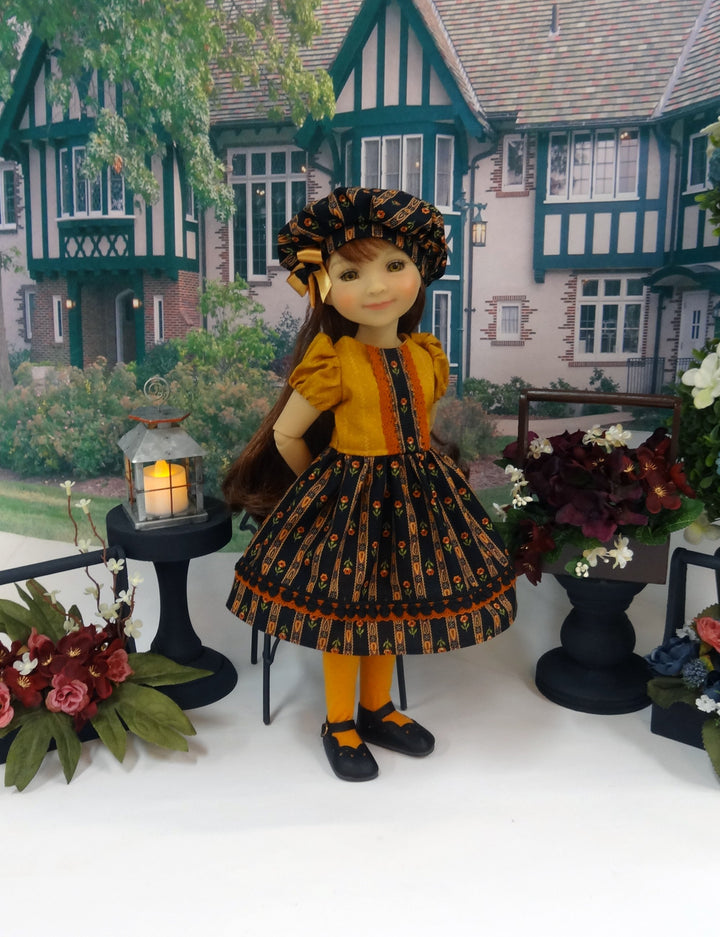 Autumn Floral - dress for Ruby Red Fashion Friends doll