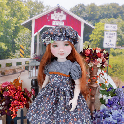 Autumn Greys - dress and shoes for Ruby Red Fashion Friends doll