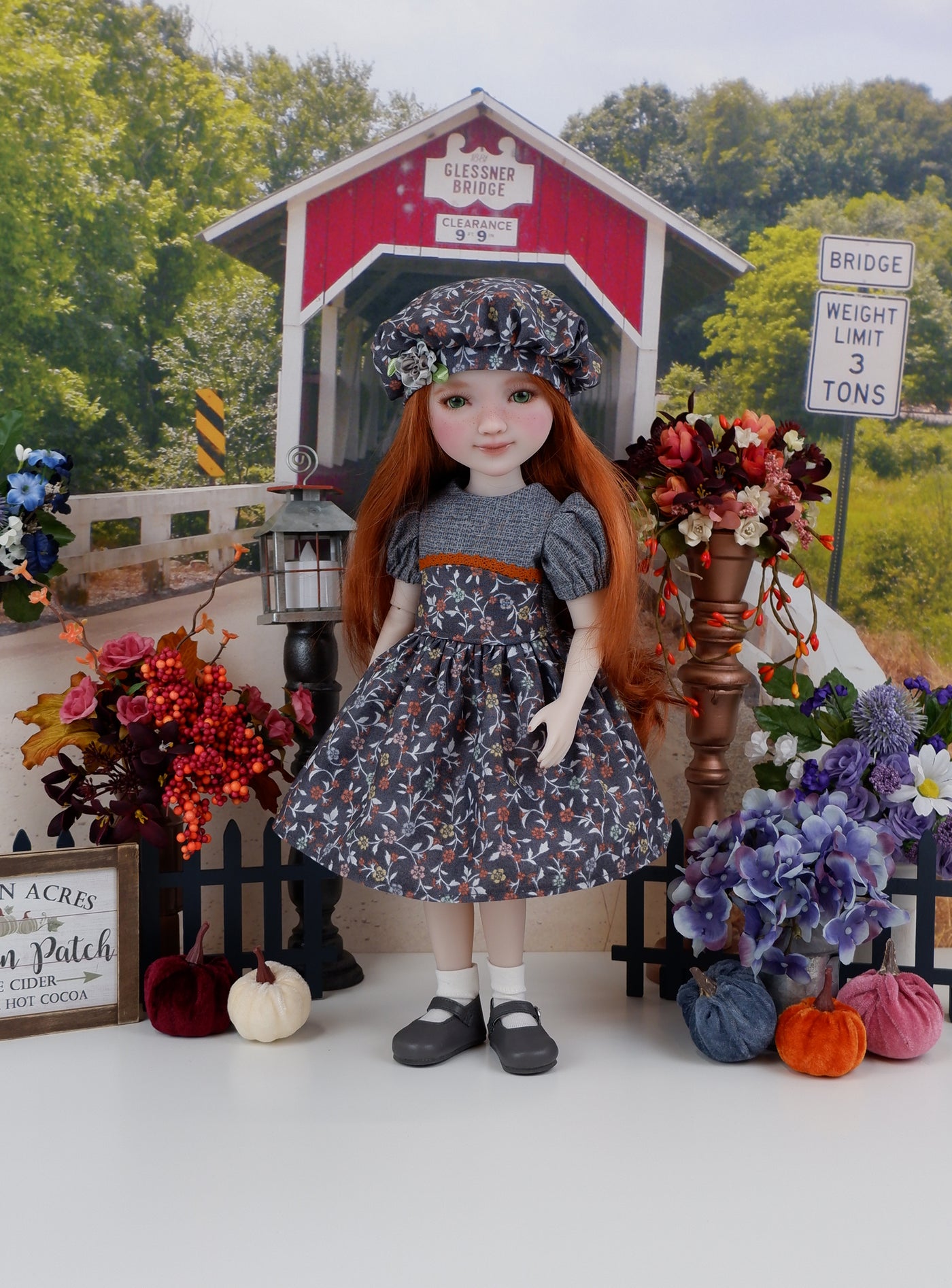 Autumn Greys - dress and shoes for Ruby Red Fashion Friends doll