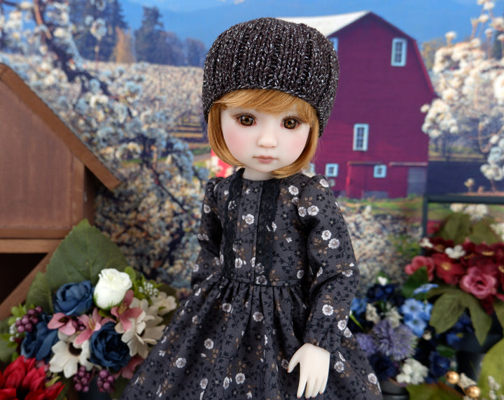 Autumn Night - dress ensemble with boots for Ruby Red Fashion Friends doll