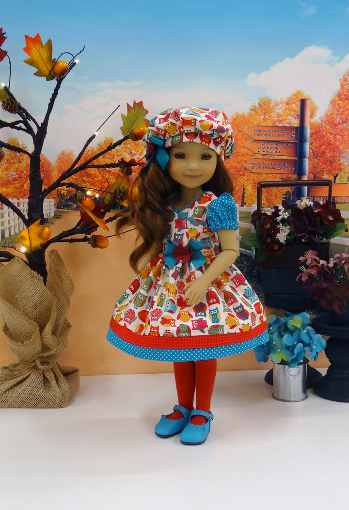 Autumn Owls - dress for Ruby Red Fashion Friends doll