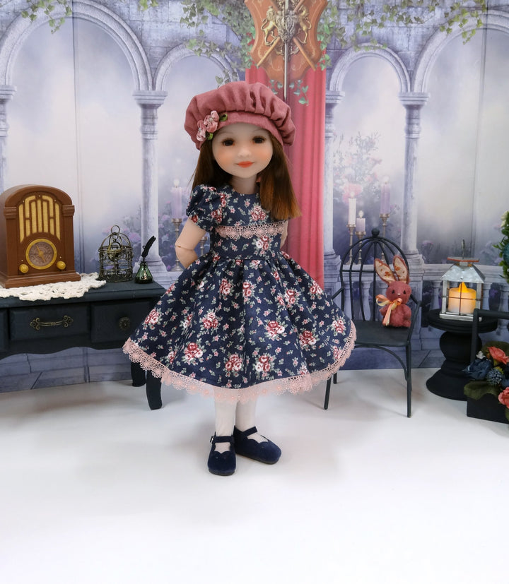 Autumn Serenade - dress & capelet for Ruby Red Fashion Friends doll