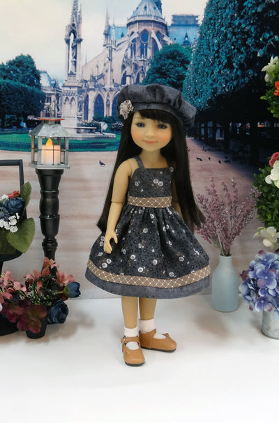 Autumn Shadows - dress & sweater for Ruby Red Fashion Friends doll