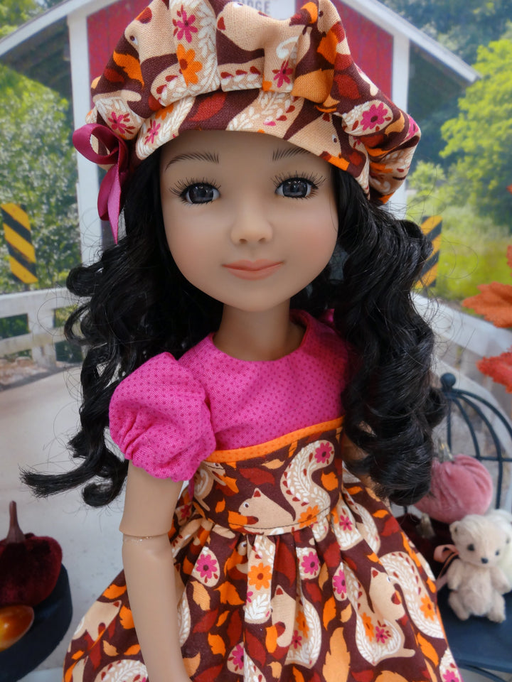 Autumn Squirrel - dress for Ruby Red Fashion Friends doll