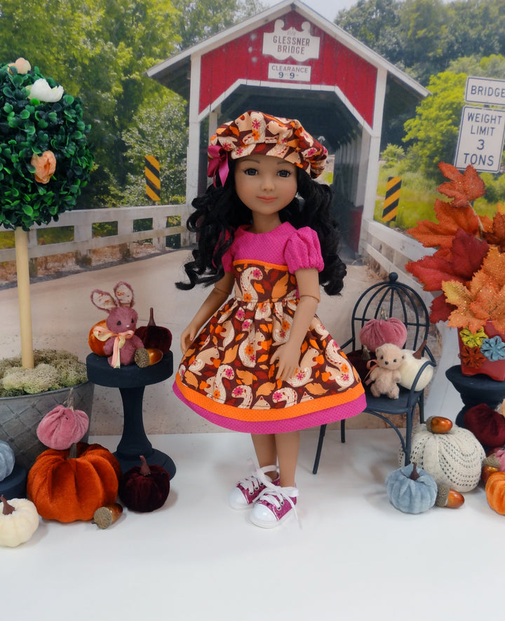 Autumn Squirrel - dress for Ruby Red Fashion Friends doll