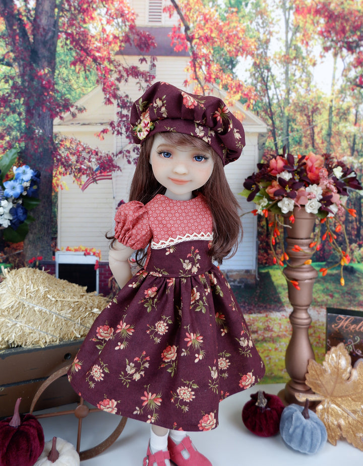 Autumn Sunset - dress with shoes for Ruby Red Fashion Friends doll