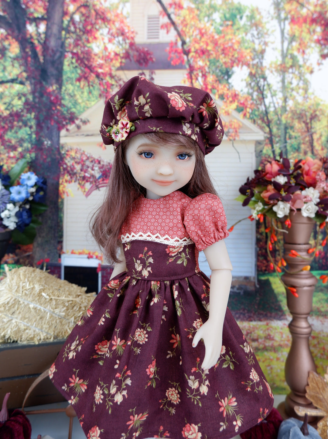 Autumn Sunset - dress with shoes for Ruby Red Fashion Friends doll