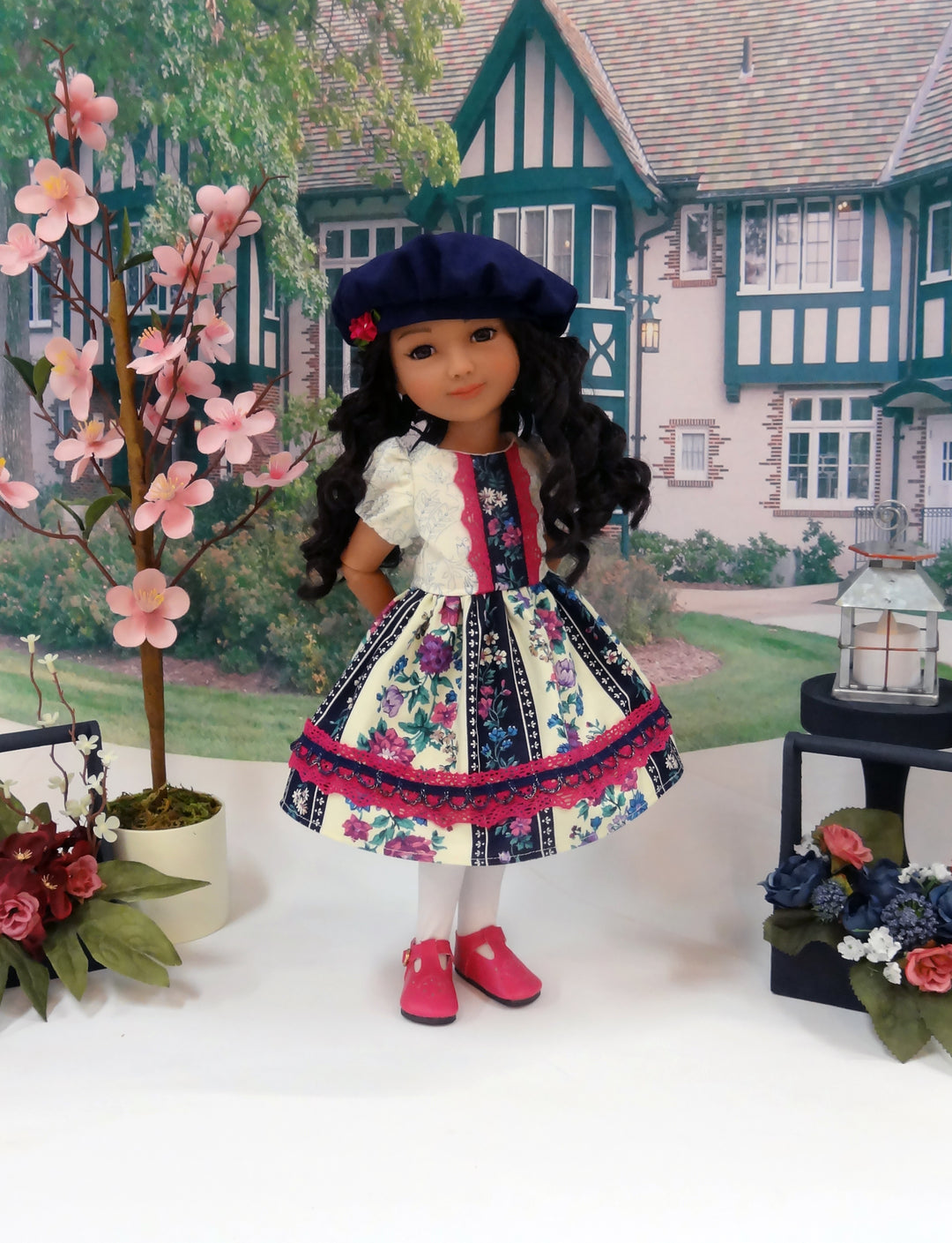 Autumn Wildflowers - dress for Ruby Red Fashion Friends doll