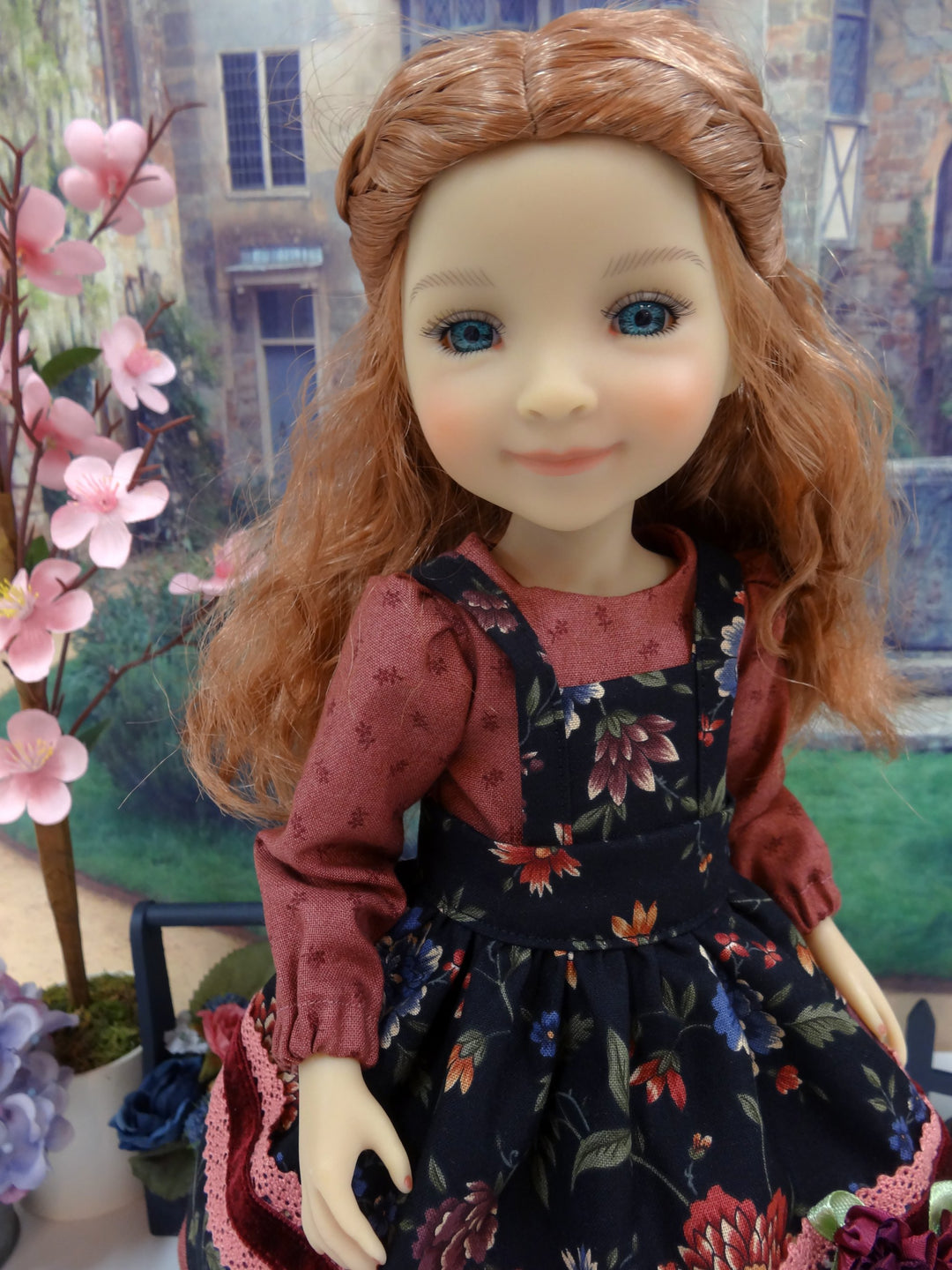 Avonlea Autumn - dress & apron for Ruby Red Fashion Friends doll