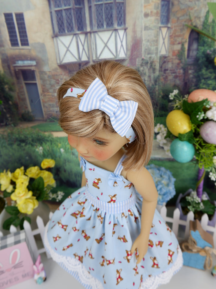 Baby Bunny Blue - dress with shoes for Ruby Red Fashion Friends doll